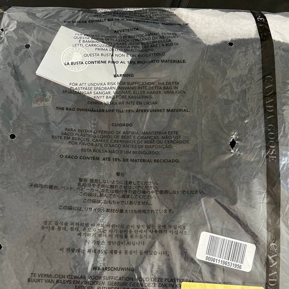 CANADA GOOSE Renfrew Wool Blend Fleece Half Zip Pullover brand new - Picture 4 of 4